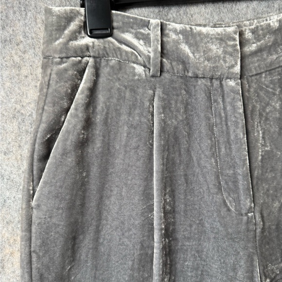 Loft Women Size 2 Valour Wide Leg Business Casual Gray Trousers - Picture 2 of 10